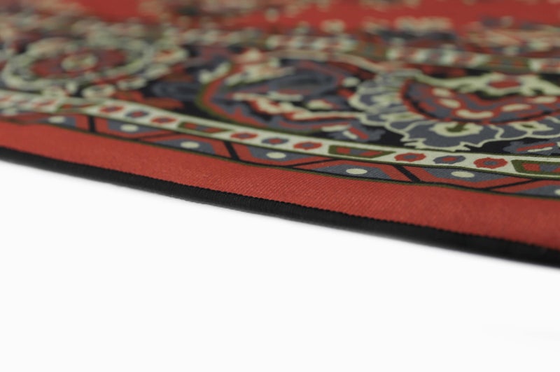 Alkaffary Afrah Al Hanaa Area Rug, Heritage Design with Elegant Patterns, Elegant Patterns, High-Quality Materials, Luxury Design, for Occasions, 165x260 cm, Red - Image 4